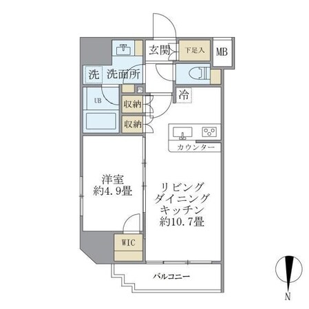 フェリーチェ錦糸町の物件間取画像